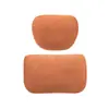 Reposacabezas y soporte lumbar para coche hechos a medida, almohada para el cuello del coche, cojín de respaldo para asiento de coche de gamuza, accesorios para coche