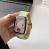 Verão nova cor combinando listrado série de pulseira de tecido para Apple Watch Apple s10 pulseira de relógio