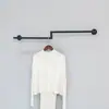 Arara de Parede para Loja de Roupas Arara de Parede Cabideiro de Parede Simples Prateleira de Parede Arara de Exposição Feminina