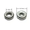 M6 diente interior hierro tapón interior tres ranuras tubo tapón tuerca redonda estante hembra soldadura tornillo fábrica de dongguan entrega
