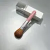 Brocha Rubor de Lana, Brocha para Polvo Suelto, Brocha para Contorno, Brocha para Iluminador, Brocha de Maquillaje, Agarre Fuerte para Polvo, Fácil de Aplicar Maquillaje, Brocha Multifuncional de Lana