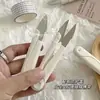 Tijeras en Forma de U Acero Inoxidable Tijeras para Cortar Papel Estudiantiles Tijeras de Oficina Tijeras para Recortar Hilo Tijeras de Costura para Punto de Cruz
