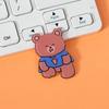 Ins estilo desenhos animados bonito broche acrílico urso coelho crachá roupas saco acessórios pequenas joias atacado