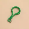 Fivela de Lâmpada Colorida Anel Único para Pendurar Acessórios de Joias DIY Fivela de Lagosta de Plástico Anel para Pendurar Pingente de Brinquedo de Boneca Fivela de Bagagem