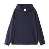 Pantalones deportivos holgados de otoño de 340 g para hombres y mujeres, estilo japonés, con cuello redondo, manga larga, color liso