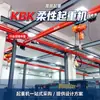Grúa flexible kbk taller elevación almacenamiento paletizado uso grúa suspendida modular grúa de riel kbk