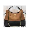 Bolso Grande para Mujer de Cuero Escarchado con Cadena Bolso Tote Gran Capacidad Otoño e Invierno 2025 Nuevo Bolso Acolchado con Cadena Hombro Único Diagonal