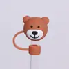 Tapa para Popote Stanley 10mm Diámetro Grande PVC Popote Suave Tapa Muñeco de Dibujos Animados Tapa Antipolvo Mayoreo