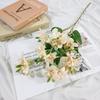 Nueva Xiangxuelan de 5 ramas, flor artificial Xiangxuelan individual de alta gama para boda, decoración de arreglos florales para salón de bodas, flor falsa