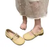 2026 Nueva Primavera Suaves Estilo Francés Inspirados en Chanel Maternidad Planos Bajos Suela Suave Zapatos Mary Jane Mocasines para Uso Diario