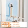 Tendedero Telescópico con Ventosa, Plegable para Balcón, Hogar, Montaje en Pared, Colgador para Ventana, Herramienta para Secar Ropa sin Taladro