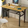 Mesa plegable puesto de exhibición mesa para clavos mesa larga para computadora mesa de entrenamiento escritorio mesa de comedor simple escritorio rectangular para el hogar