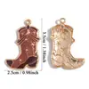 Pendente de Menina Cowboy Ocidental Venda Quente Transfronteiriça Pingente de Gota de Óleo Acessórios de Joias de Liga DIY Pingente de Chaveiro de Bolsa
