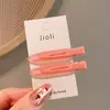 Pinzas para el pelo estrechas sin costuras de colores macarrón a la moda estilo coreano para peinado de maquillaje, pinzas para el pelo versátiles y elegantes