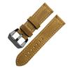 Para Samsung Watch 4 Watch 3 Huawei GT3 Correa de piel de vaca esmerilada Jiaming Venu Correa de cuero de caballo loco