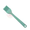 Rascador de silicona de un solo color de grado alimenticio espátula para pasteles cuchillo grande para mezclar crema herramientas de horneado en stock al por mayor