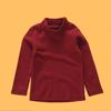 Camiseta Interior Gruesa para Niños Niños y Niñas Corte Ajustado Marca Camiseta Interior Cálida Camiseta de Manga Larga de Lana Suave para Bebé