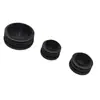 Tubo Redondo de Plástico Plug de Aço Inoxidável 60-100 Tubo de Aço Revestimento Externo Plug Interno Cabeça Plug Tampa de Vedação Pé de Mesa e Cadeira Cobertura de Móvel