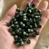 4-6-8-10mm Verde Oscuro con Polvo Dorado Ojo de Tigre Imitación Cuentas Sueltas Productos Semiacabados al por Mayor para Pulseras y Collares de Cuentas DIY