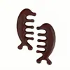 Peine Masajeador Delfín, Peine Masajeador, Peine Meridian, Peine Delfín, Peine Masajeador de Cabeza y Cuero Cabelludo para Hombres y Mujeres, Peine de Dientes Anchos, Peine de Imitación Madera