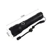 Venta Directa Transfronteriza Luz Fuerte Multifunción Recargable Zoomable LED Láser Largo Alcance Aleación de Aluminio Iluminación Exterior Linterna