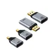 Adaptador Fêmea HDMI para Macho DisplayPort 4K@60Hz Adaptador de Áudio e Vídeo Adaptador Macho Mini DisplayPort Suporta Saída de Alta Definição