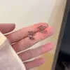 [Pino de Prata 925] Brincos de Zircônia Uva Roxa Elegantes Doces Frescos Luxo Leve Alto Padrão Versátil Design Único