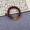 Cuentas Dispersas de Cinabrio Cuentas Redondas Pulsera de un Círculo Sencillo Joyería de Cuentas para Transferencia para Mujer Joyería de Cuentas de Buda para Hombre Pulsera de Placa para Jugar Joyería Explosiva