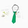 Estilo Universitario Corbata jk Estudiante Japonés Corbata Verde Nudo Perezoso Sin Nudo Aprendizaje Raíz de Pluma Corbata Blusa Uniforme Fresco