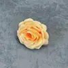 Flor de Simulação 5CM Cabeça de Flor de Rosa DIY Feito à Mão Decoração de Casa de Casamento Material de Flor Grampo de Cabelo Broche de Flor Transfronteiriço Flor Artificial Atacado