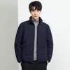 Chaqueta de Plumón Ligera y Transpirable a Prueba de Pinchazos para Hombre Otoño e Invierno 90 Plumón de Pato Blanco Chaqueta Cortavientos para Hombre Estilo Mismo Tienda de Ropa Y Cuello Alto