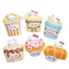 Accesorios de resina DIY de gato postre con temática de comida de dibujos animados para fundas de teléfono, pinzas para el cabello, imanes para refrigerador, llaveros, colgantes y joyería - al por mayor