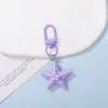 Chaveiro de Macaron Estrela do Mar Desenho Animado Miçangas Perler Charme de Bolsa Feito à Mão Acessórios de Joia DIY Chaveiro de Presente Fofo