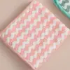 Pano de prato iônico espesso de lã de coral para uso doméstico na cozinha, desengordurante, esponja de limpeza, pano de limpeza absorvente sem fiapos