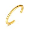 Pulsera OPK Estilo Europeo y Americano Transfronterizo para Mujer de Acero Inoxidable Personalizada Simple Combinable con Todo Grabado Brecha Abierta Pulsera de Acero Titanio