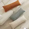 Cojín largo para sofá, cojín decorativo para sala de estar, cojín de respaldo, almohada con reposacabezas elevado, cojín rectangular de tatami para protección de la cintura