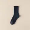 Calcetines Deportivos de Color Sólido para Hombre de Felpa Calientes de Invierno Calcetines de Toalla Deportes al Aire Libre Alta Elasticidad Felpa en la Planta del Pie Calcetines de Media Altura