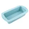 Forma de Pão Retangular com Orelhas Duplas e Bolinhas Forma para Torrada Silicone Antiaderente Colorida Assadeira Forma de Assar Assar