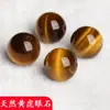 Ojo de Tigre Dorado Natural Cuentas Sueltas Redondas Hechas a Mano DIY Para Pulseras de Cuentas Tejidas Accesorios de Joyería Colgante para Hombre