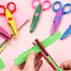Álbum de Fotos DIY de Plástico para Segurança Infantil Tesoura para Cortar Fotos Estudante Tesoura de Segurança de Cabeça Redonda 5 Polegadas Venda por Atacado do Fabricante