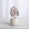 Árvore de Cristal Natural para Presente de Aniversário da Namorada Presente Criativo Simples para Escritório Bom para Desktop Pequenos Enfeites