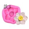 Molde de Silicone de Flor Phalaenopsis, Girassol, Flor de Hibisco, Molde para Decoração de Bolo de Chocolate Fondant