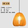 Lámparas de madera sencillas nórdicas para restaurante, estilo japonés, estilo tranquilo, B&amp;B, salón de té, dormitorio, candelabro de arte chino