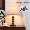 [Transfronterizo] Lámpara de mesa de cerámica estilo chino para dormitorio y sala de estar con pantalla de tela, pantalla de lámpara vintage para sala de té, decoración de mesita de noche estilo antiguo