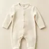 Nuevo Body Liso de Manga Larga para Otoño para Bebés y Niños Pequeños 2026 Estilo Coreano Estampado Completo Dibujos Animados Cubrepañal Pelele para Bebé