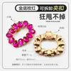 Nuevo Estilo Cristal de Color Gota de Agua Hebilla Cuadrada, Hebilla Elegante para Zapatos, Accesorio Decorativo Desmontable para Zapatos