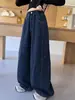 Jeans de Sarja Novo Estilo Outono para Meninas de Tamanho Médio a Grande Roupas Infantis Meninas Jeans Scimitar Estiloso Versátil Fashion Tendência