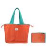 Saco de compras portátil dobrável portátil com cordão de nylon saco de proteção ambiental de viagem supermercado compras compras compras