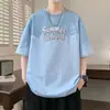 Camisetas de Manga Corta Harajuku de Moda para Verano para Hombres y Mujeres, a la Moda, Sencillas, Creativas, de Estilo Urbano, Casuales, Versátiles, Estilo Pareja