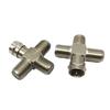 Adaptador de cabeça F de polegada F macho um três F revolução 3F fêmea F cabeça quatro vias F Cabeça conector adaptador